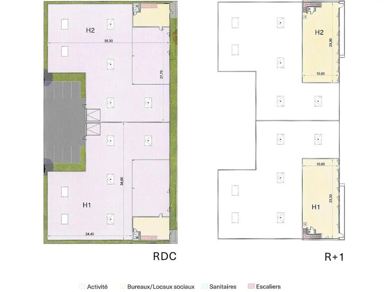 Local d'activités dans Persan à vendre - Plan d’étage – Image 2 sur 4