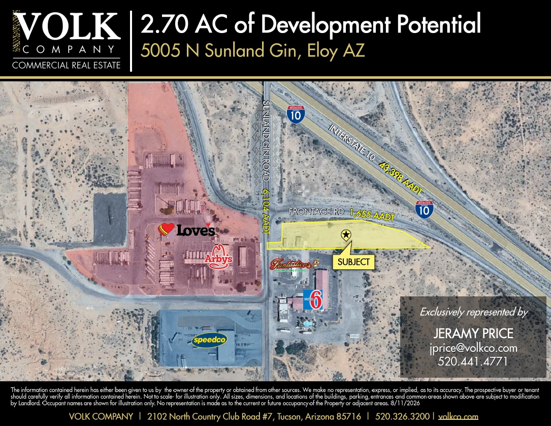 NW Hwy 84 & Sunland Gin Rd, Casa Grande, AZ à vendre Aérien– Image 1 sur 4