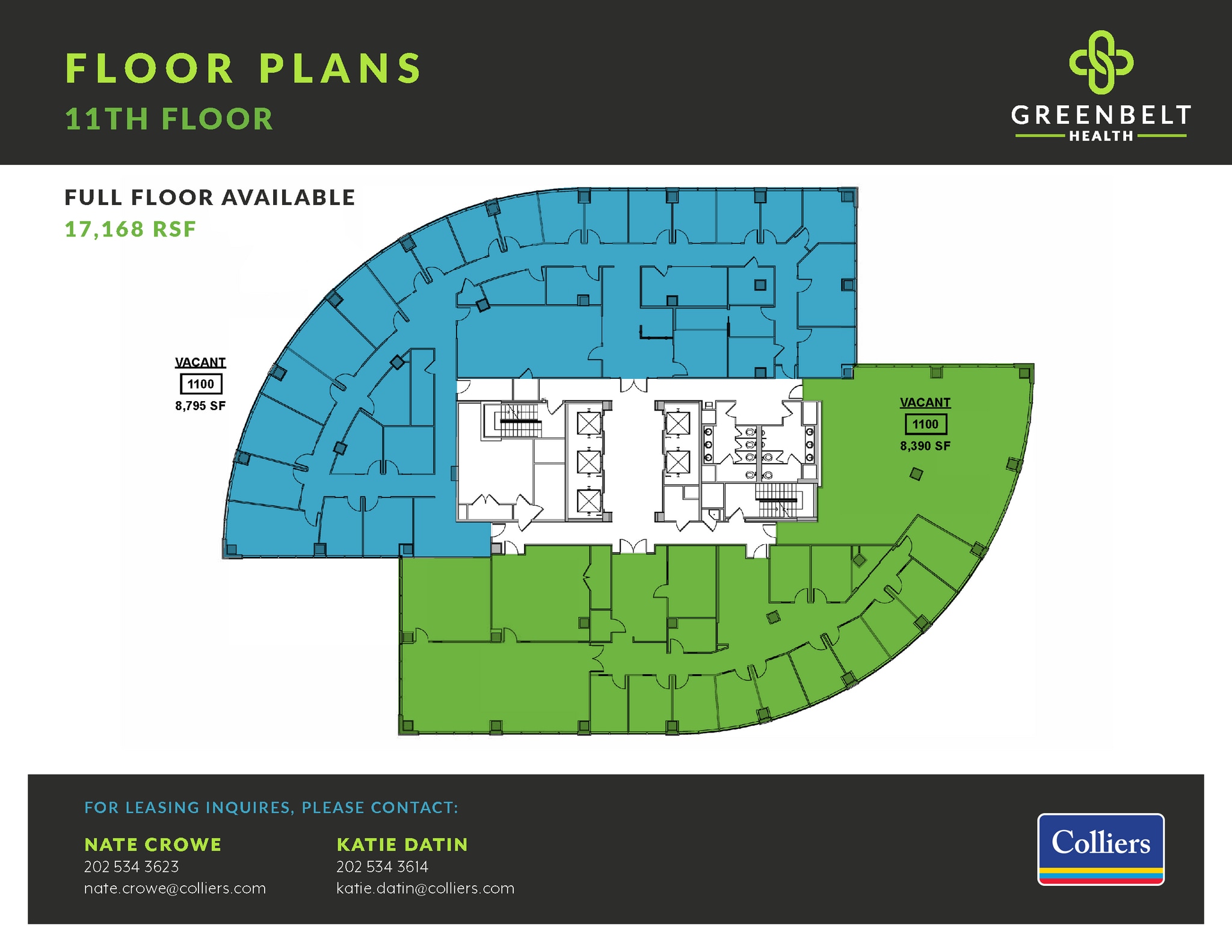 7501 Greenway Center Dr, Greenbelt, MD à louer Plan d’étage– Image 1 sur 1