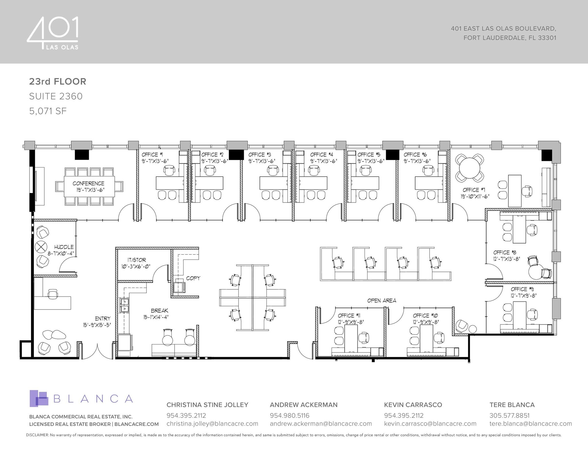 401 E Las Olas Blvd, Fort Lauderdale, FL à louer Photo intérieure– Image 1 sur 1