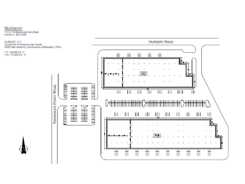 717 Hammonds Ferry Rd, Linthicum Heights, MD à louer - Plan de site – Image 3 sur 11