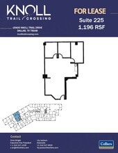 15400 Knoll Trail Dr, Dallas, TX à louer Plan d’étage– Image 1 sur 1