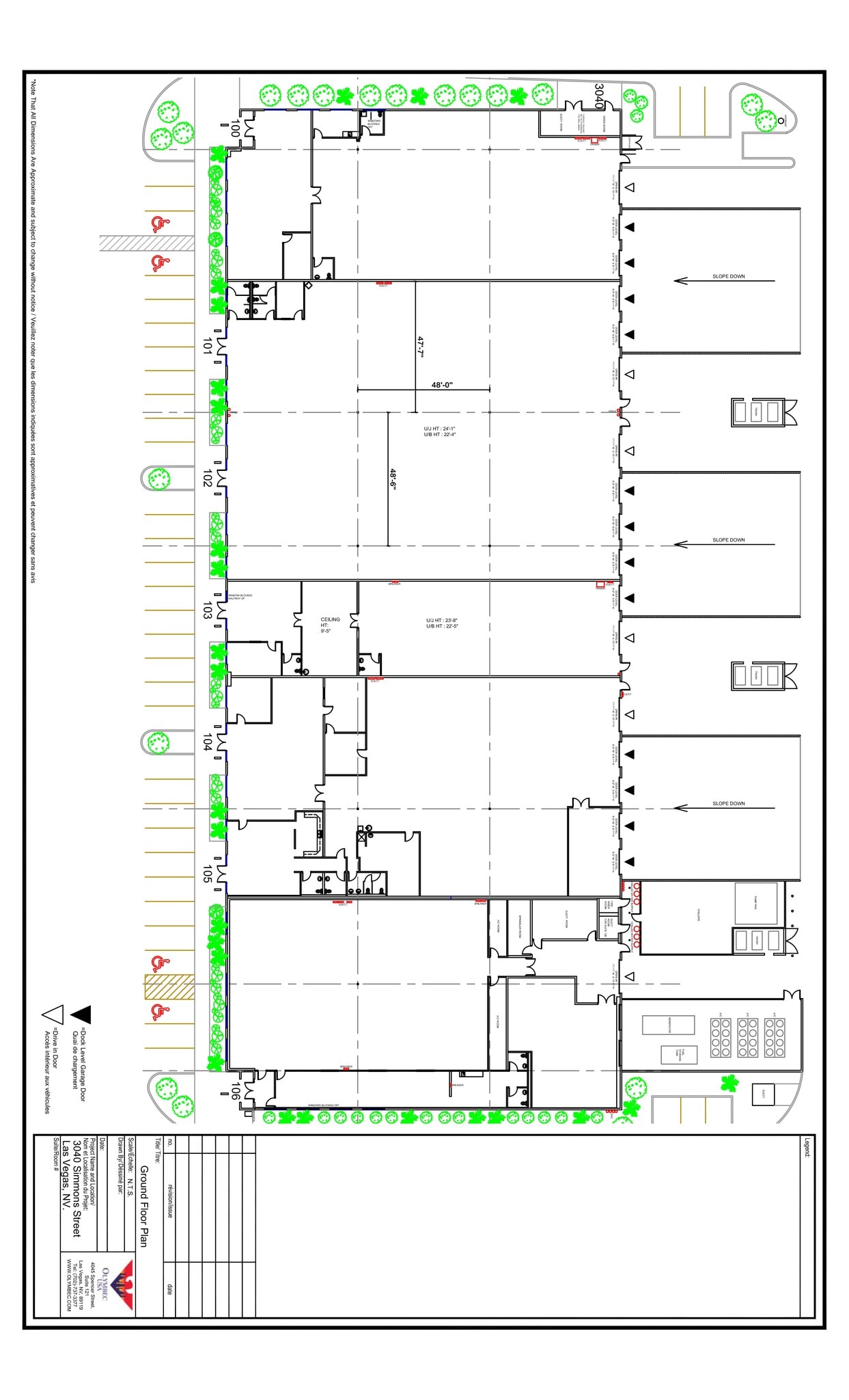 3040 N Simmons St, North Las Vegas, NV à louer Plan de site– Image 1 sur 1