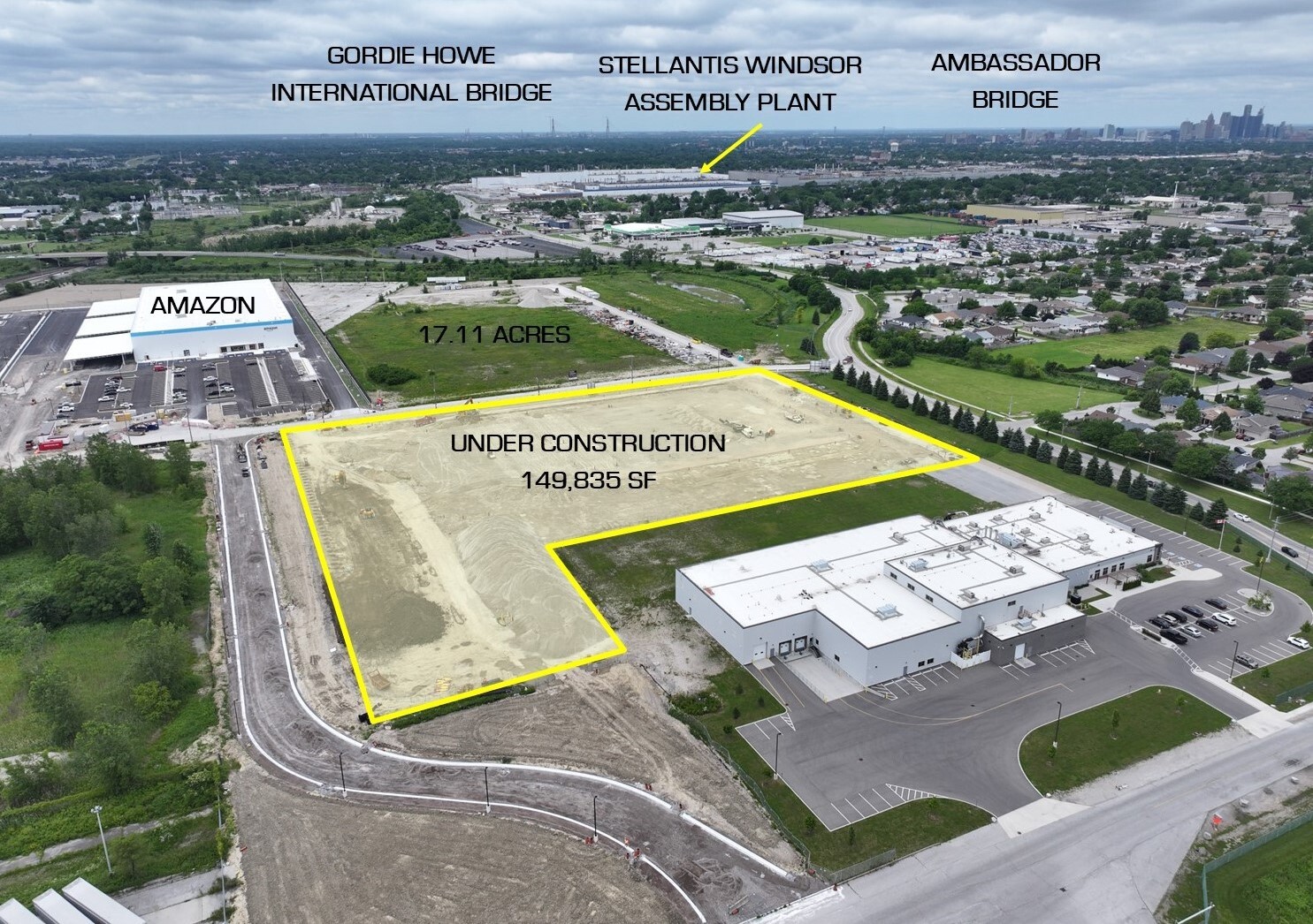 2820 Dodge Dr, Windsor, ON à louer Aérien– Image 1 sur 2