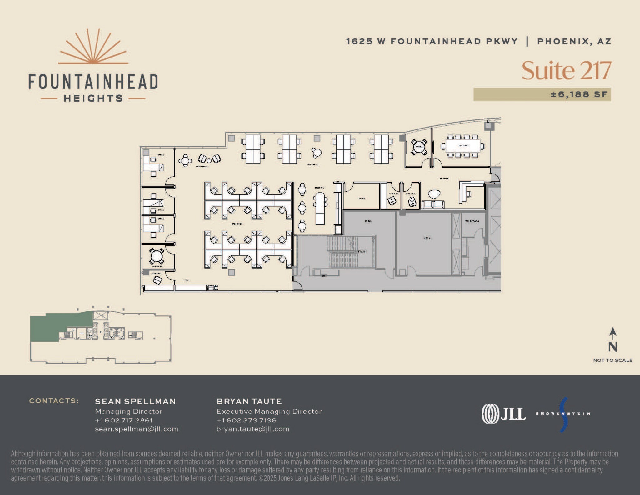 1601 W Fountainhead Pky, Tempe, AZ à louer Plan d’étage– Image 1 sur 1