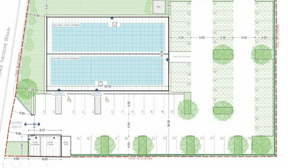 445 Avenue Theodore Braun, Villefranche-sur-Saône à vendre - Plan de site – Image 2 sur 5
