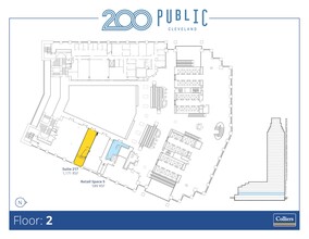 200 Public Sq, Cleveland, OH à louer Plan d’étage– Image 1 sur 1