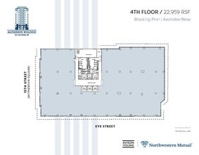 901 15th St NW, Washington, DC à louer Plan d’étage– Image 2 sur 2