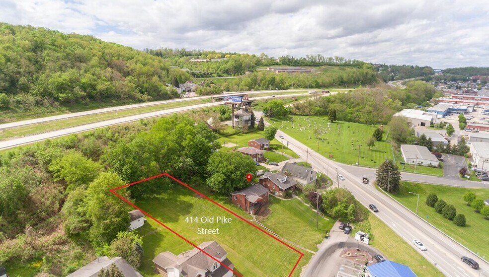 414 Old Pike St, Canonsburg, PA à vendre - Aérien – Image 1 sur 6