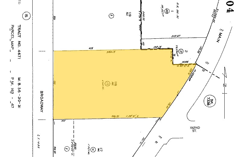18937 S Main St, Carson, CA à vendre Plan cadastral– Image 1 sur 2