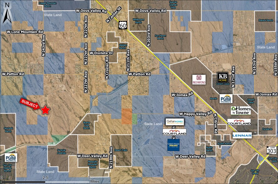 243rd Ave, Wittmann, AZ à vendre - Aérien – Image 3 sur 14