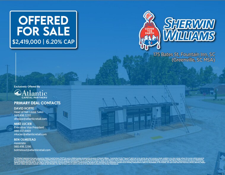 175 Bates st, Fountain Inn, SC à vendre - Photo de l’immeuble – Image 2 sur 5