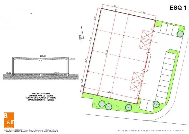 Local d’activités dans Plaisance-du-Touch à louer - Plan d’étage – Image 3 sur 13