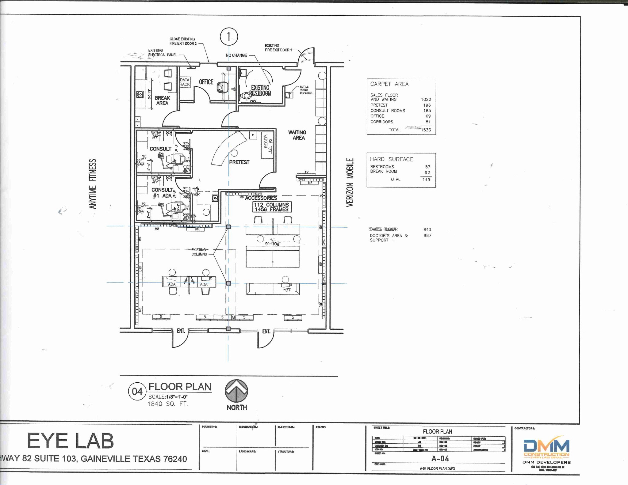 905 E Highway 82, Gainesville, TX à louer Plan d’étage– Image 1 sur 1