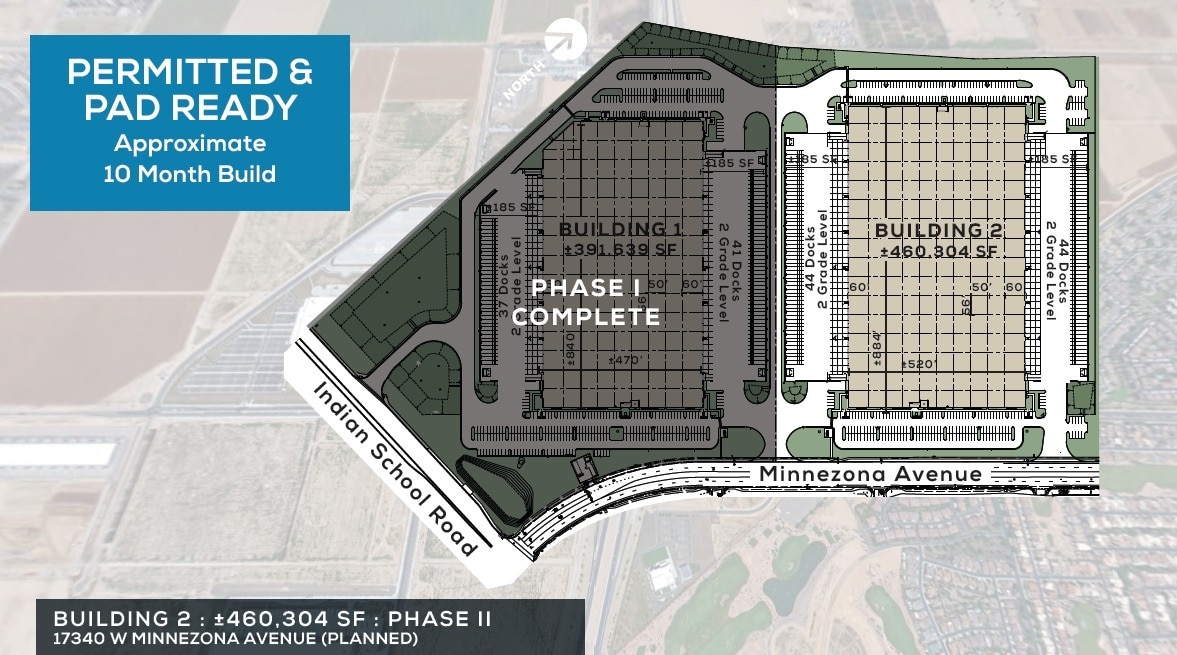 NWC Indian School Rd & W Minnezona Ave, Goodyear, AZ à louer Plan de site– Image 1 sur 1