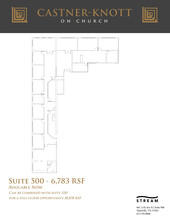 618 Church St, Nashville, TN à louer Plan d’étage– Image 1 sur 1