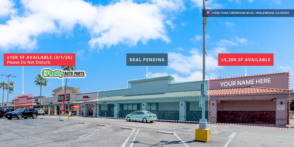 11202-11340 Crenshaw Blvd, Inglewood, CA à louer - Photo de l’immeuble – Image 3 sur 7