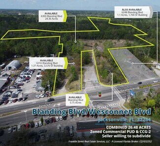 Plus de détails pour Blanding Blvd/Wesconnet blvd, Jacksonville, FL - Terrain à vendre
