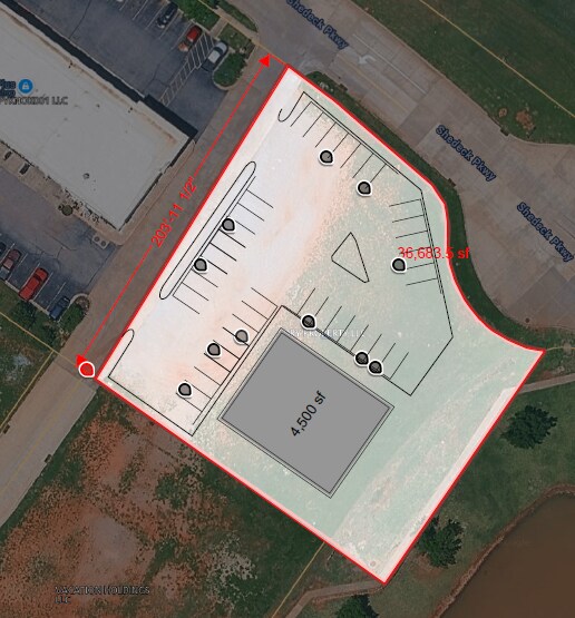 520 Shedeck Parkway, Yukon, OK à vendre - Plan de site – Image 2 sur 2