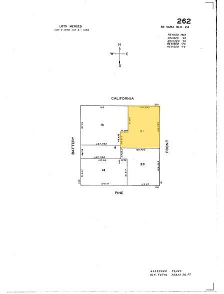 201 California St, San Francisco, CA à louer - Plan cadastral – Image 2 sur 13