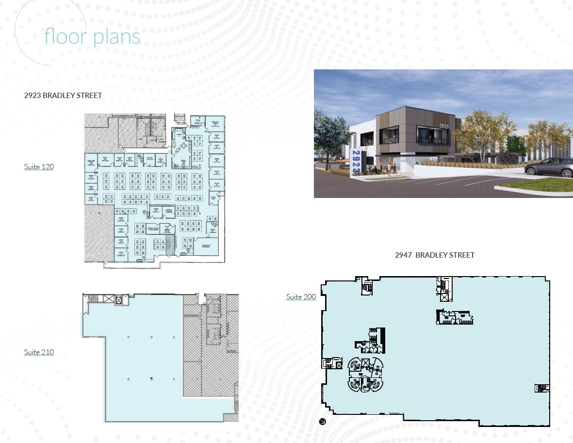 2923-2935 Bradley St, Pasadena, CA à vendre Plan d’étage– Image 1 sur 1
