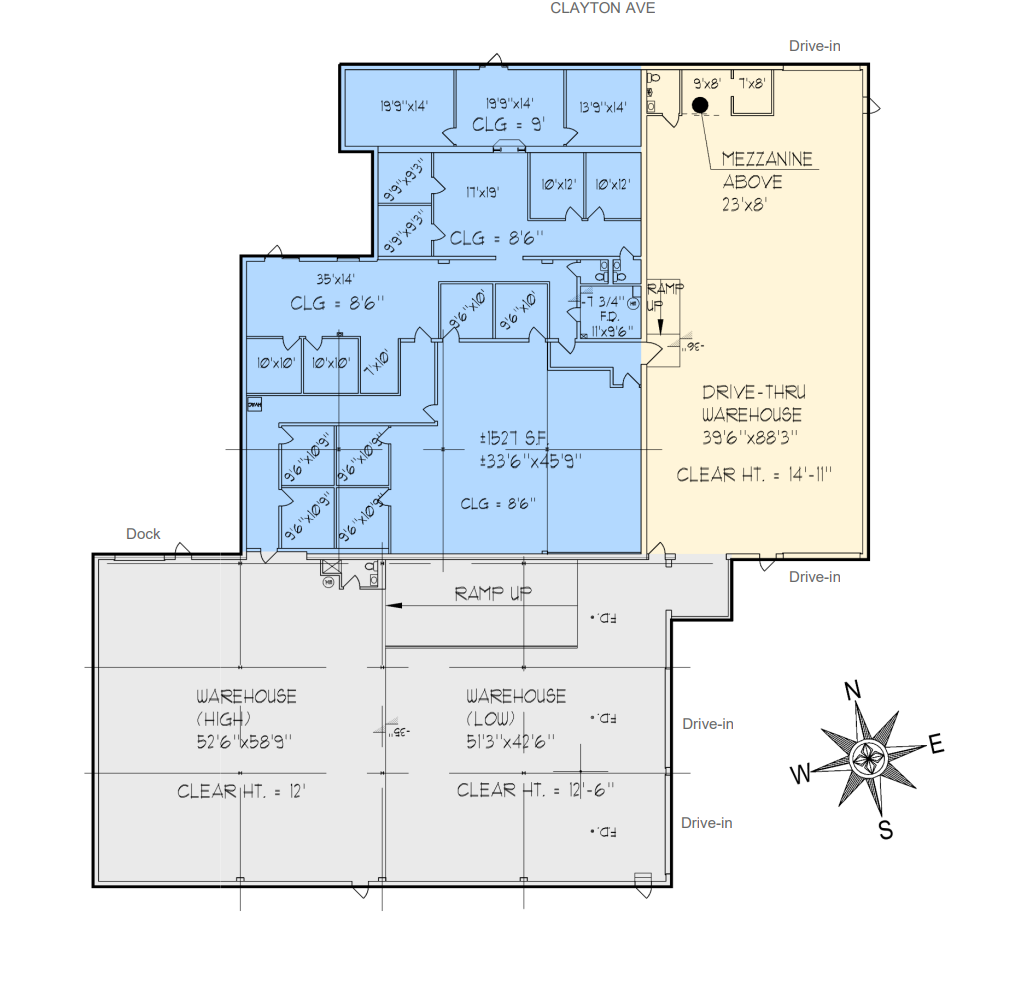 3952 Clayton Ave, Saint Louis, MO à louer Plan d’étage– Image 1 sur 1