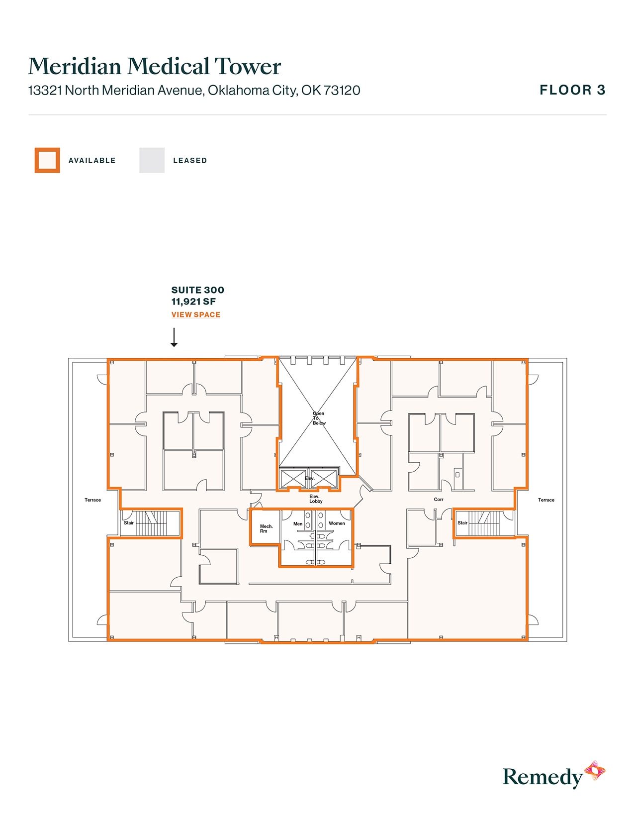 13321 N Meridian Ave, Oklahoma City, OK à louer Plan d’étage– Image 1 sur 1