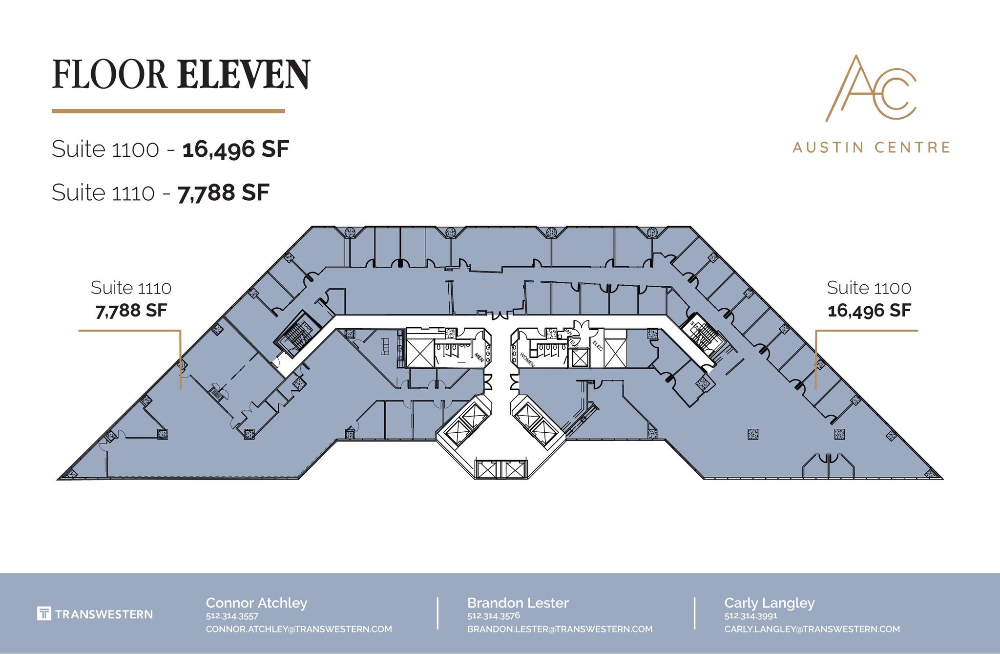 701 Brazos St, Austin, TX à louer Plan d’étage– Image 1 sur 1