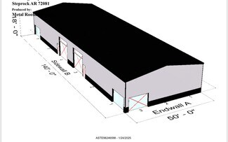 Plus de détails pour 15419 US Highway 62, Garfield, AR - Industriel/Logistique à louer