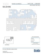 12424 Wilshire Blvd, Los Angeles, CA à louer Plan d’étage– Image 1 sur 1