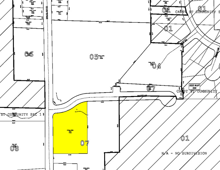615 Douglas St, Durham, NC à louer - Plan cadastral – Image 2 sur 4