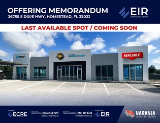 Plus de détails pour 26755 S Dixie Hwy, Homestead, FL - Local commercial à louer