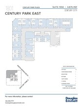 1801 Century Park E, Los Angeles, CA à louer Plan d’étage– Image 1 sur 1
