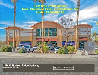 Plus de détails pour 1510 W Horizon Ridge Pky, Henderson, NV - Local commercial à vendre