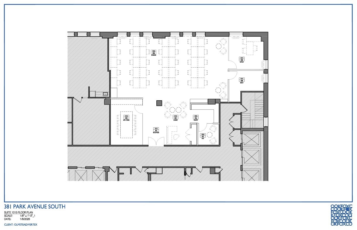 381 Park Ave S, New York, NY à louer Plan d’étage– Image 1 sur 1