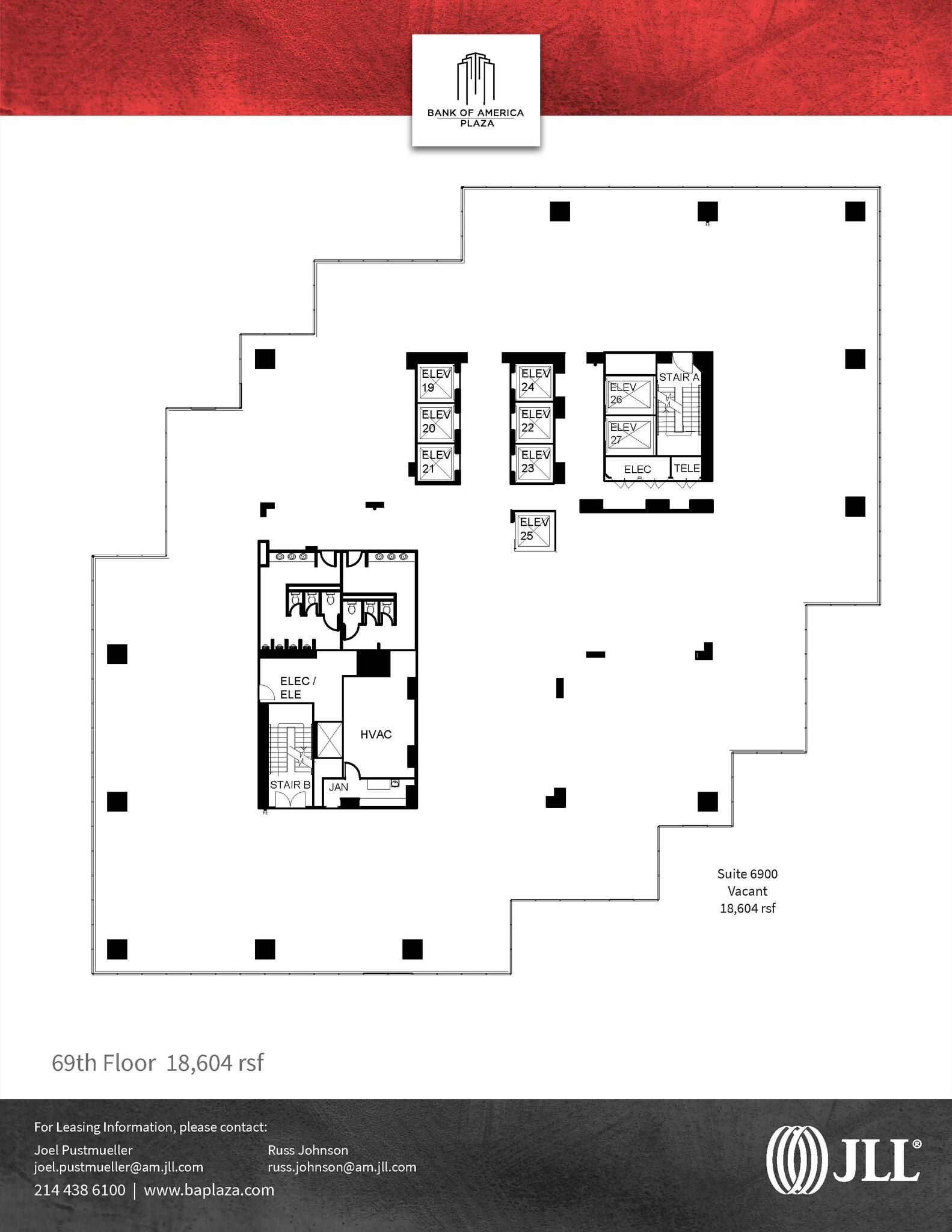 901 Main St, Dallas, TX à louer Plan d’étage– Image 1 sur 1
