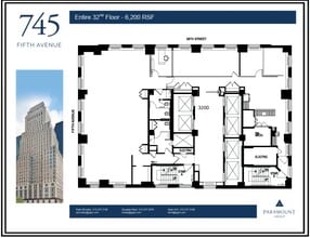 745 Fifth Ave, New York, NY à louer Plan d’étage– Image 1 sur 1