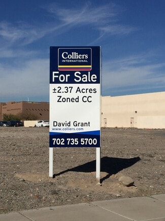 Plus de détails pour 1321 W Warm Springs Rd, Henderson, NV - Terrain à vendre