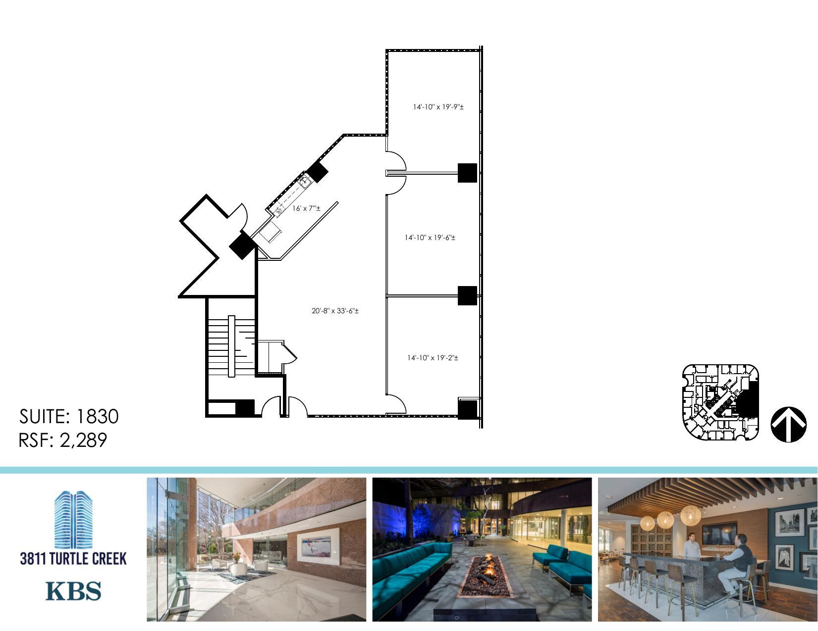 3811 Turtle Creek Blvd, Dallas, TX à louer Plan d’étage– Image 1 sur 2
