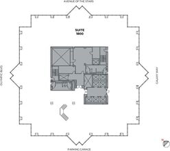 2121 Avenue of the Stars, Century City, CA à louer Plan d’étage– Image 2 sur 5