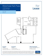 11490 Westheimer Rd, Houston, TX à louer Plan d’étage– Image 1 sur 1