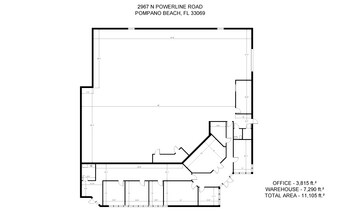 2939-2999 N Powerline Rd, Pompano Beach, FL à louer Plan d’étage– Image 1 sur 1