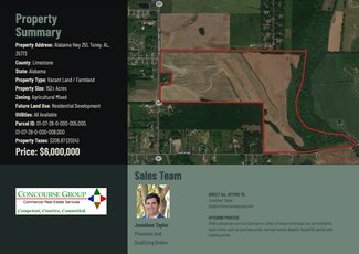 Plus de détails pour Alabama highway 251, Toney, AL - Terrain à vendre