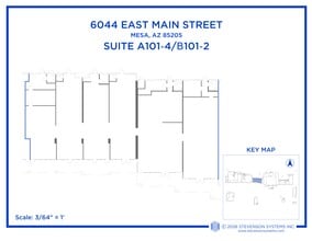 6016-6036 E Main St, Mesa, AZ à louer Plan de site– Image 1 sur 1