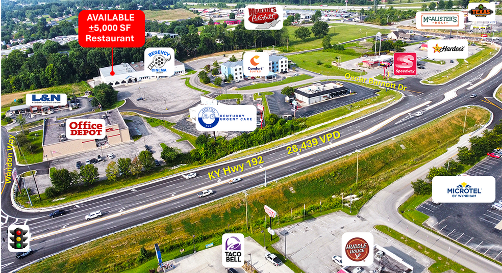 1868 KY-192, London, KY à louer - Aérien – Image 3 sur 7