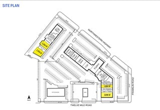 29101-29191 Northwestern Hwy, Southfield, MI à louer Plan d’étage– Image 1 sur 1