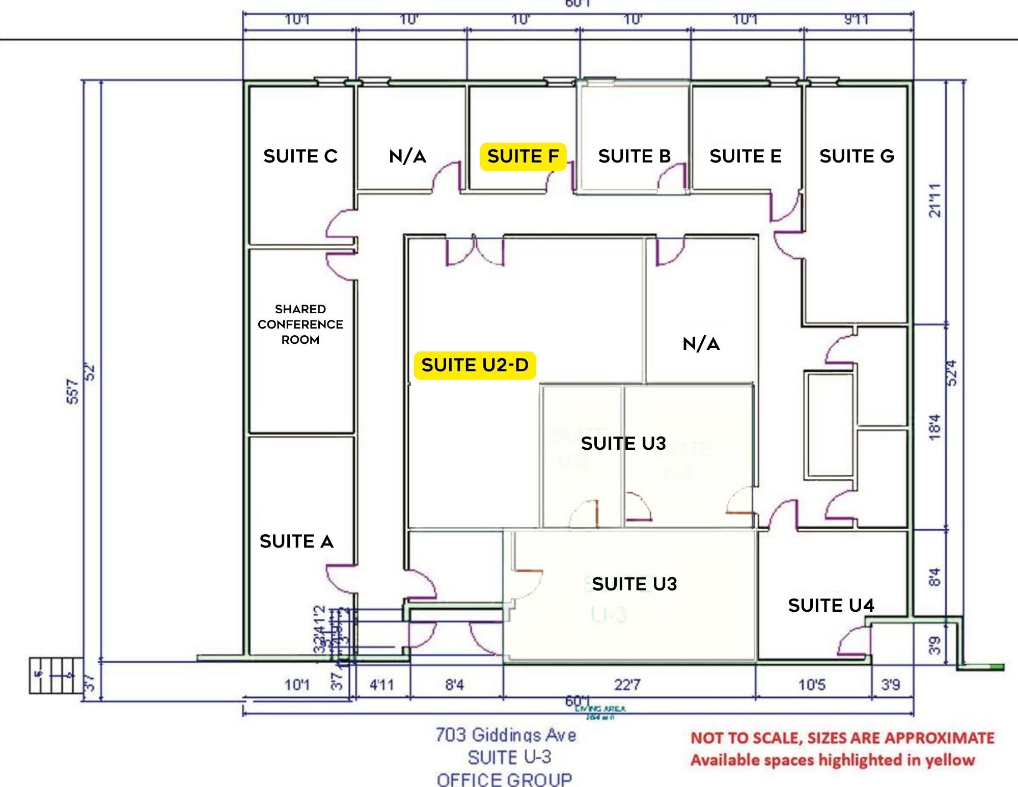 West Annapolis Professional Center, Annapolis, MD à louer Plan d’étage– Image 1 sur 1