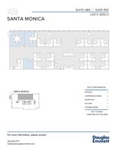429 Santa Monica Blvd, Santa Monica, CA à louer Plan d’étage– Image 1 sur 1