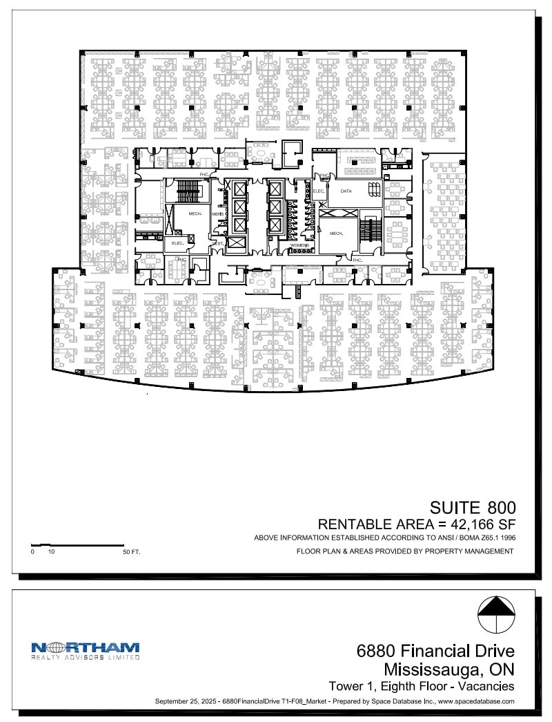 6880 Financial Dr, Mississauga, ON à louer Plan d’étage– Image 1 sur 1