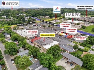 Plus de détails pour 1200-1220 N Garland Ave, Fayetteville, AR - Bureau/Local commercial, Local commercial à louer